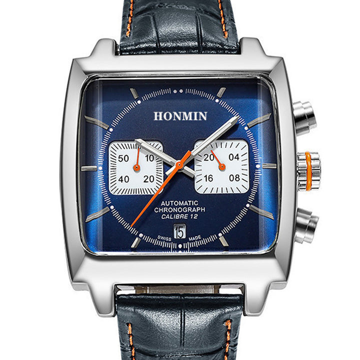 Waterproof Calendar Casual Quartz Six-hand Watch