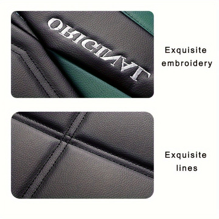 2pcs Premium Faux Leather Car Seat Covers - Fit, All-Season Protection for Pickup & SUVs - Auto Interior Accessories