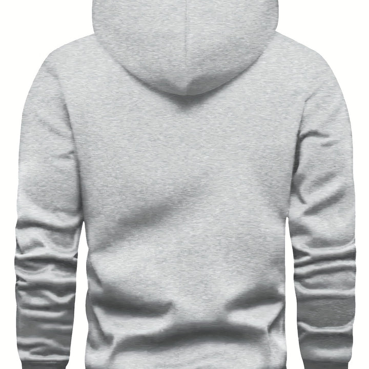 Mens' Country Pride Flag Hoodie - Soft Comfy Long Sleeve Pullover with Drawstring, Casual Fashion Daily Wear, Outdoor Enthusiast Essential, Patriotic Gift Idea