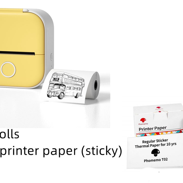 Portable Mini Thermal Label Printer Home Photo Printer Student Wrong Question Printer Bluetooth Mini Label Printer Price Tag
