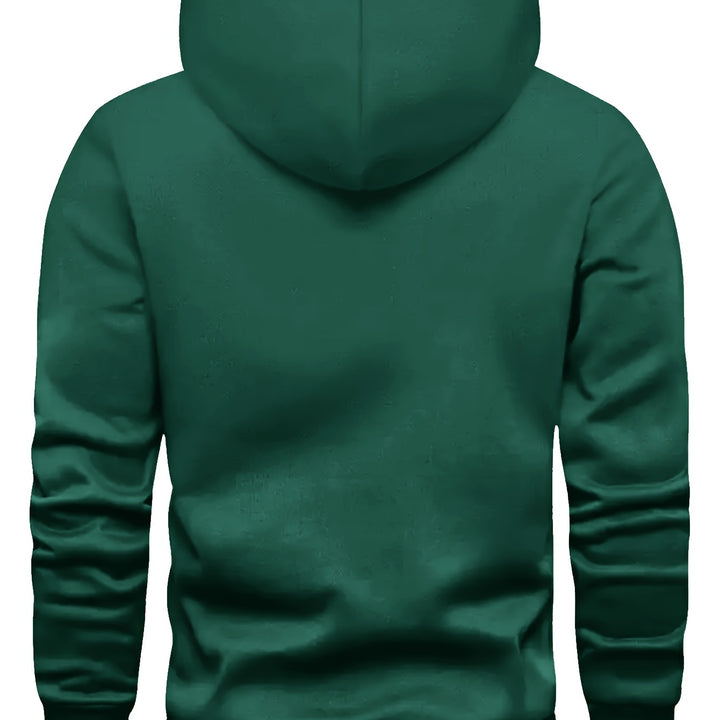Comfy LOCK Graphic Print Hoodie - Men's Fashion Casual Long Sleeve Pullover with Drawstring - Ideal for Daily and Outdoor Wear, Soft and Breathable Fabric, Relaxed Fit for Ultimate Comfort