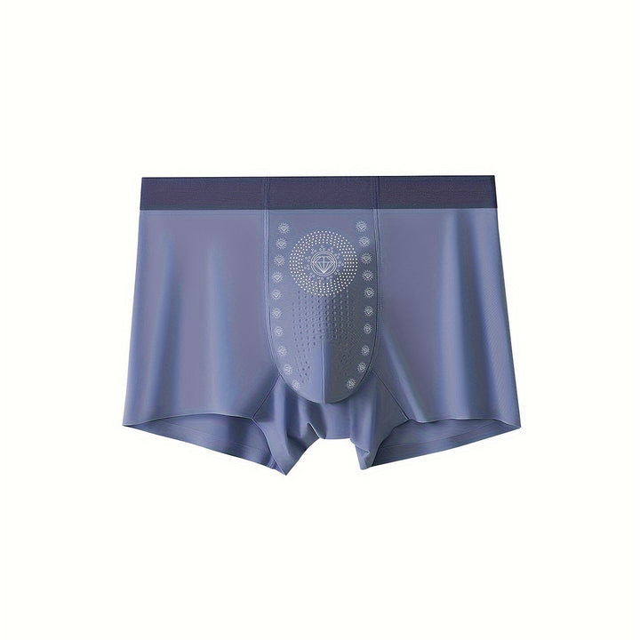 5pcs ComfyFit Antibacterial Boxer Briefs - Breathable, Stretchy, Moisture-Wicking, Quick-Dry, Casual Sports Shorts for Men - Perfect for Active Lifestyles, Gym, Fitness, and Everyday Wear