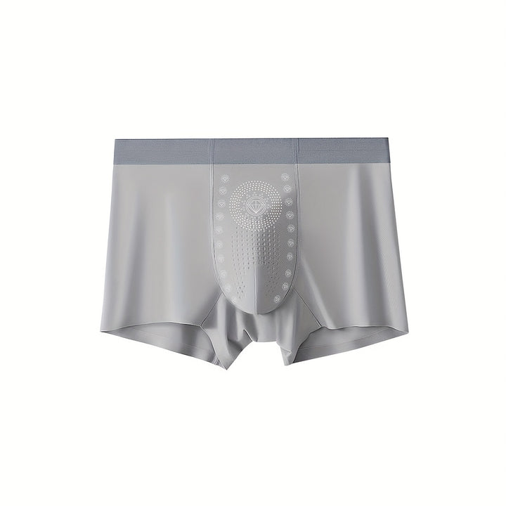5pcs ComfyFit Antibacterial Boxer Briefs - Breathable, Stretchy, Moisture-Wicking, Quick-Dry, Casual Sports Shorts for Men - Perfect for Active Lifestyles, Gym, Fitness, and Everyday Wear